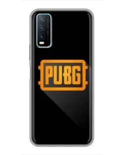 Чохол для Vivo Y20 з картинкою «PUBG — рамка лого»