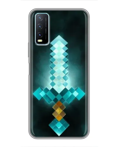 Чехол для Vivo Y20 с картинкой «Алмазный меч неон» Чехол для Vivo Y20 с картинкой «Алмазный меч неон»
