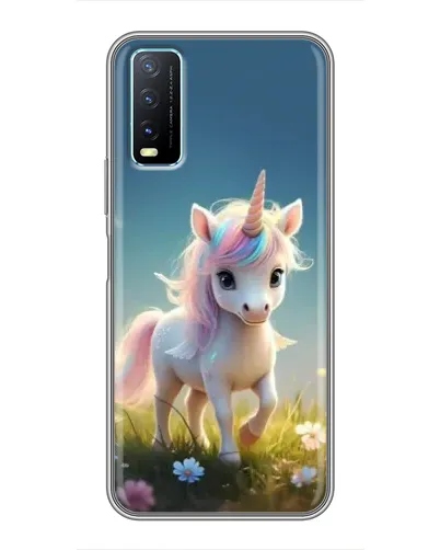 Чехол для Vivo Y20 с картинкой «Единорог на поляне» Чехол для Vivo Y20 с картинкой «Единорог на поляне»