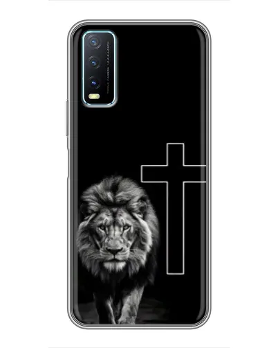 Чехол для Vivo Y20 с картинкой «Лев и Крест» Чехол для Vivo Y20 с картинкой «Лев и Крест»