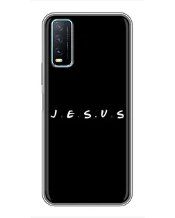 Чехол для Vivo Y20 с картинкой «Точки веры J.E.S.U.S.»