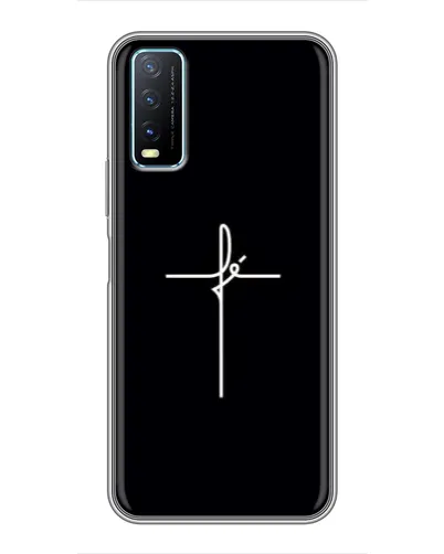 Чехол для Vivo Y20 с картинкой «Тонкий крест» Чехол для Vivo Y20 с картинкой «Тонкий крест»
