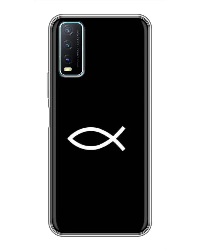 Чехол для Vivo Y20 с картинкой «Символ рыбы Jesus» Чехол для Vivo Y20 с картинкой «Символ рыбы Jesus»
