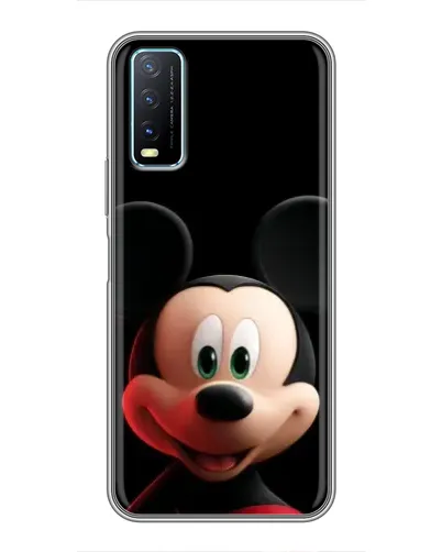 Чехол для Vivo Y20 с картинкой «Улыбающийся Микки Маус»