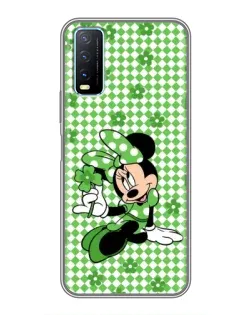 Чехол для Vivo Y20 с картинкой «Mickey в клетку»
