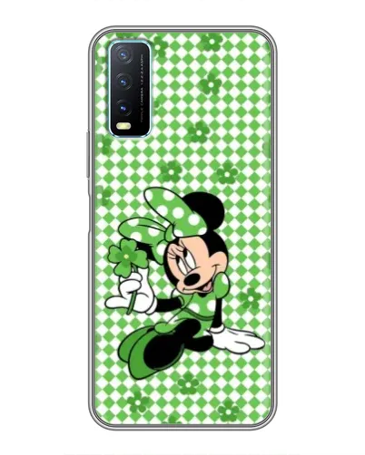 Чехол для Vivo Y20 с картинкой «Mickey в клетку»