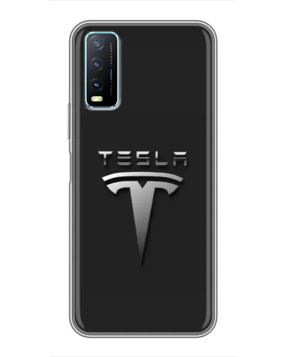 Чохол для Vivo Y20 з картинкою «Сталевий логотип Tesla» Чохол для Vivo Y20 з картинкою «Сталевий логотип Tesla»
