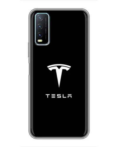 Чохол для Vivo Y20 з картинкою «Tesla White Logo» Чохол для Vivo Y20 з картинкою «Tesla White Logo»