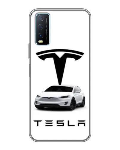 Чохол для Vivo Y20 з картинкою «Tesla White Style» Чохол для Vivo Y20 з картинкою «Tesla White Style»