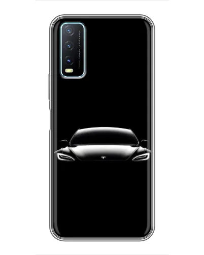 Чохол для Vivo Y20 з картинкою «Фари Tesla Night» Чохол для Vivo Y20 з картинкою «Фари Tesla Night»