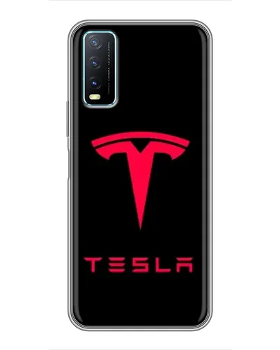 Чохол для Vivo Y20 з картинкою «Tesla Red Logo» Чохол для Vivo Y20 з картинкою «Tesla Red Logo»