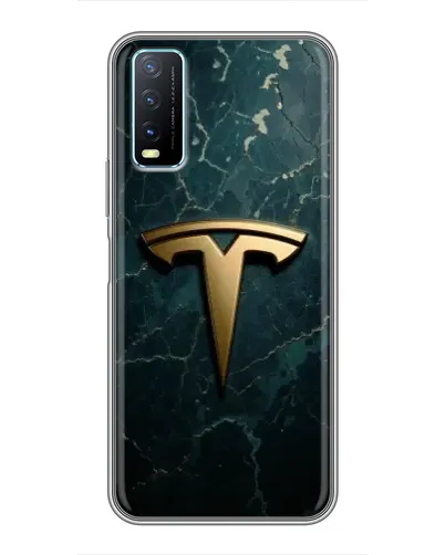 Чохол для Vivo Y20 з картинкою «Мармурова Tesla Gold» Чохол для Vivo Y20 з картинкою «Мармурова Tesla Gold»