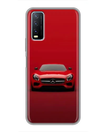 Чехол для Vivo Y20 с картинкой «Красный Mercedes AMG»