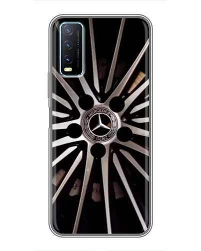 Чехол для Vivo Y20 с картинкой «Диск Mercedes»
