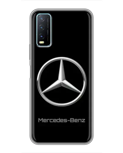 Чехол для Vivo Y20 с картинкой «Mercedes Silver Logo»