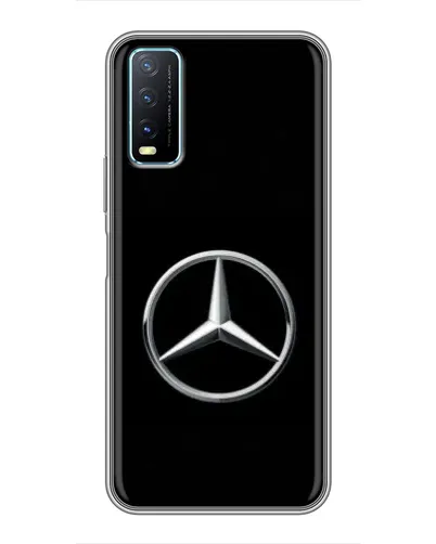 Чехол для Vivo Y20 с картинкой «Mercedes классический лого»