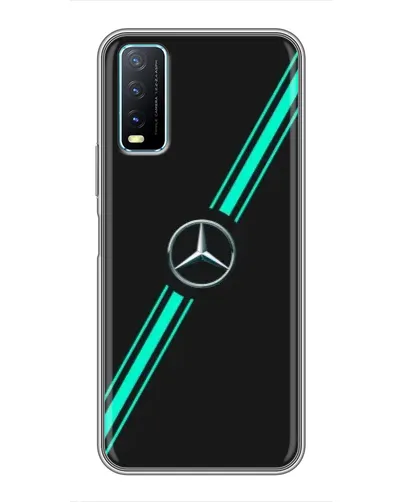 Чохол для Vivo Y20 з картинкою «Спортивні лінії Mercedes» Чохол для Vivo Y20 з картинкою «Спортивні лінії Mercedes»