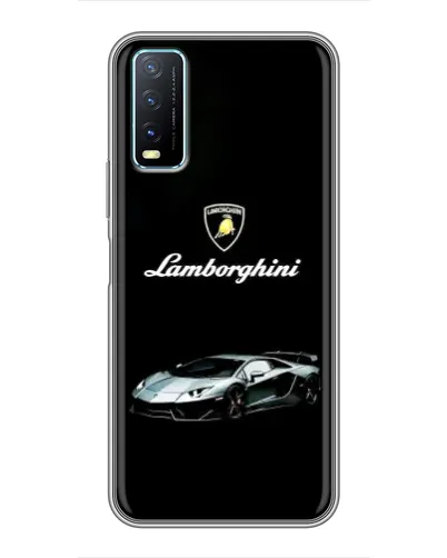 Чехол для Vivo Y20 с картинкой «Логотип Lamborghini классика»