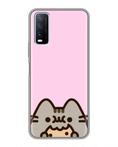 Чехол для Vivo Y20 с картинкой «Pusheen и печенье» Чехол для Vivo Y20 с картинкой «Pusheen и печенье»