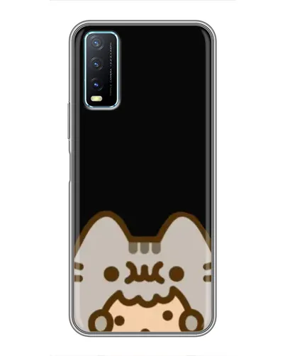 Чехол для Vivo Y20 с картинкой «Пушин на черном» Чехол для Vivo Y20 с картинкой «Пушин на черном»