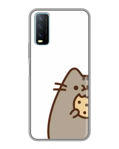 Чехол для Vivo Y20 с картинкой «Пушин с печеньем» Чехол для Vivo Y20 с картинкой «Пушин с печеньем»