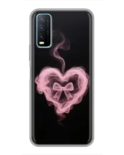 Чехол для Vivo Y20 с картинкой «Дымчатое сердце» Чехол для Vivo Y20 с картинкой «Дымчатое сердце»