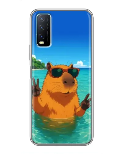 Чохол для Vivo Y20 з картинкою «Морська капібара» Чохол для Vivo Y20 з картинкою «Морська капібара»