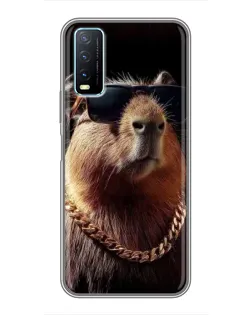 Чохол для Vivo Y20 з картинкою «Капібара золотий ланцюг» Чохол для Vivo Y20 з картинкою «Капібара золотий ланцюг»