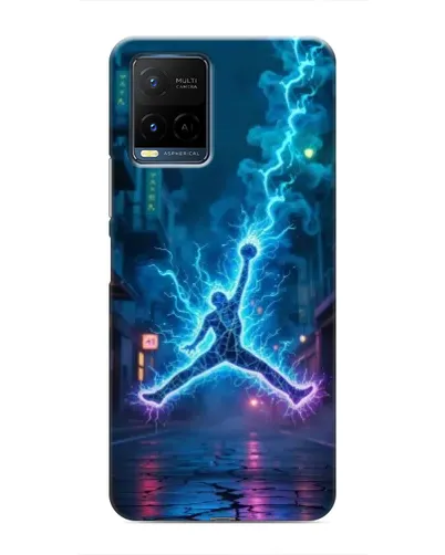 Чохол для Vivo Y21 / Y21s з картинкою «Jordan Gold Jumpman» Чохол для Vivo Y21 / Y21s з картинкою «Jordan Gold Jumpman»