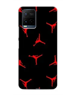 Чехол для Vivo Y21 / Y21s с картинкой «Jordan Red Pattern» Чехол для Vivo Y21 / Y21s с картинкой «Jordan Red Pattern»