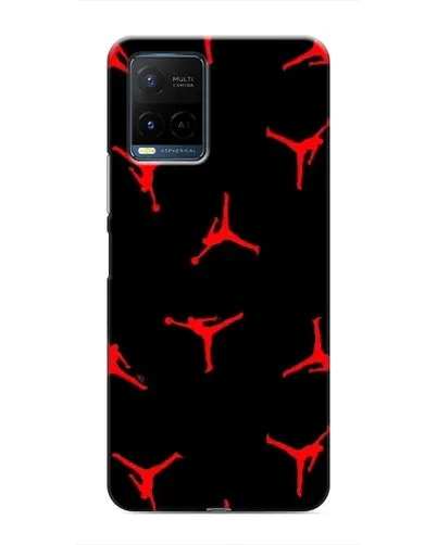 Чохол для Vivo Y21 / Y21s з картинкою «Jordan Red Pattern» Чохол для Vivo Y21 / Y21s з картинкою «Jordan Red Pattern»