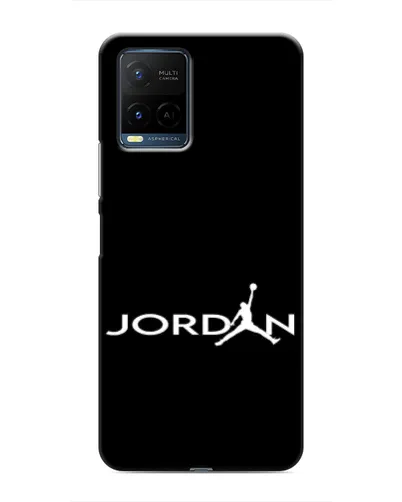 Чохол для Vivo Y21 / Y21s з картинкою «Jordan White Logo» Чохол для Vivo Y21 / Y21s з картинкою «Jordan White Logo»