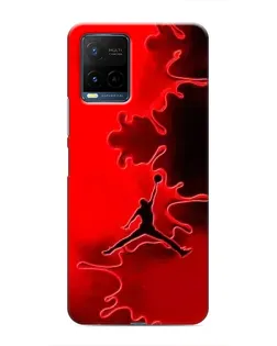 Чохол для Vivo Y21 / Y21s з картинкою «Jordan Red Smoke»