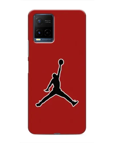 Чохол для Vivo Y21 / Y21s з картинкою «Jordan Red Back» Чохол для Vivo Y21 / Y21s з картинкою «Jordan Red Back»