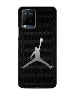 Чохол для Vivo Y21 / Y21s з картинкою «Jordan Dark Carbon»