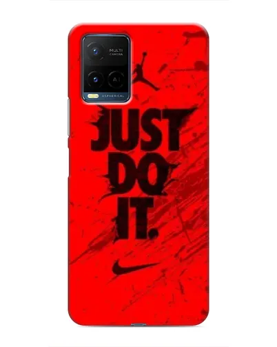 Чохол для Vivo Y21 / Y21s з картинкою «Nike Just Do It» Чохол для Vivo Y21 / Y21s з картинкою «Nike Just Do It»
