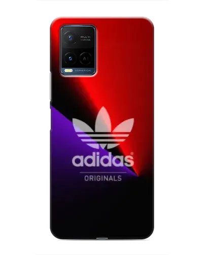 Чехол для Vivo Y21 / Y21s с картинкой «Adidas Red Neon»