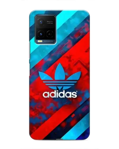 Чехол для Vivo Y21 / Y21s с картинкой «Абстракция Adidas»