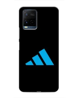 Чехол для Vivo Y21 / Y21s с картинкой «Adidas Cyan Logo»