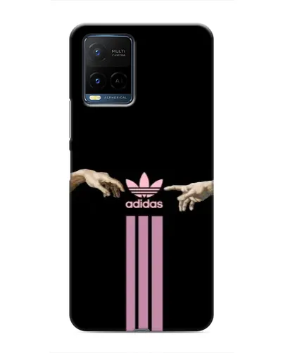 Чехол для Vivo Y21 / Y21s с картинкой «Adidas Hands»