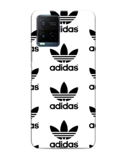 Чехол для Vivo Y21 / Y21s с картинкой «Adidas Pattern»