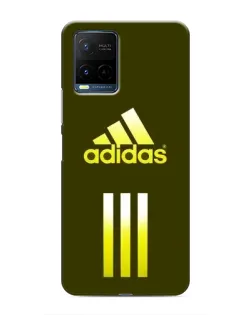 Чехол для Vivo Y21 / Y21s с картинкой «Оливковый градиент Adidas»