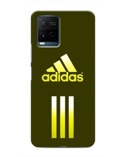 Чехол для Vivo Y21 / Y21s с картинкой «Оливковый градиент Adidas»