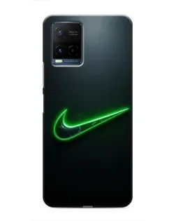 Чехол для Vivo Y21 / Y21s с картинкой «Неоновый контур Nike» Чехол для Vivo Y21 / Y21s с картинкой «Неоновый контур Nike»