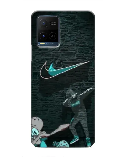 Чохол для Vivo Y21 / Y21s з картинкою «Спортивний арт Nike»