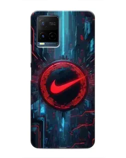 Чохол для Vivo Y21 / Y21s з картинкою «Техногенний стиль Nike»