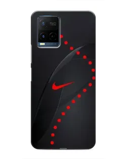 Чохол для Vivo Y21 / Y21s з картинкою «Абстрактний дизайн Nike»