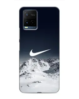 Чохол для Vivo Y21 / Y21s з картинкою «Nike — зимові гори»