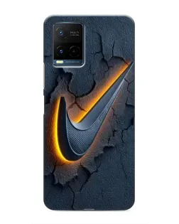 Чохол для Vivo Y21 / Y21s з картинкою «Об'ємний логотип Найк»