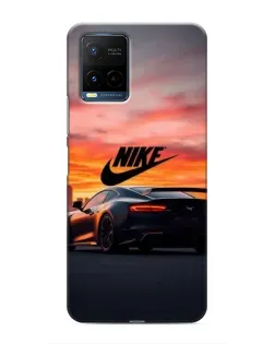 Чохол для Vivo Y21 / Y21s з картинкою «Nike та суперкар»